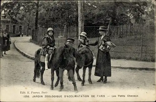 Ak Paris XVI Passy, Jardin Zoologique d'Acclimatation
