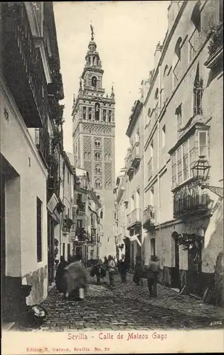 Ak Sevilla Andalusien, Calle de Mateos Gago