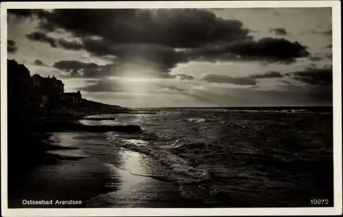 Ak Ostseebad Arendsee Kühlungsborn, Strand, Wellengang