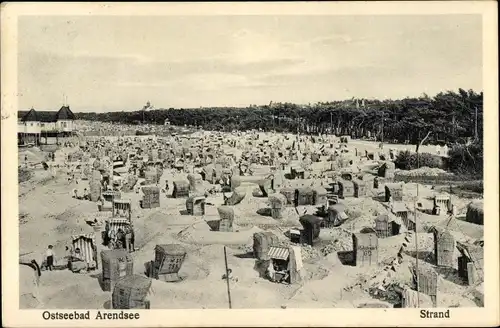 Ak Ostseebad Arendsee Kühlungsborn, Strand
