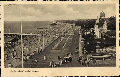 Ak Ostseebad Arendsee Kühlungsborn, Strand, Promenade