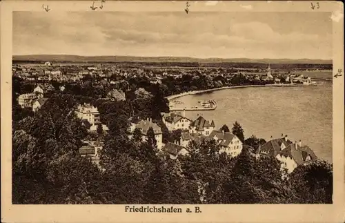 Ak Friedrichshafen am Bodensee, Gesamtansicht