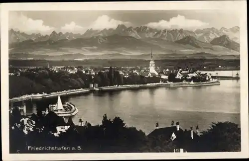 Ak Friedrichshafen am Bodensee, Gesamtansicht