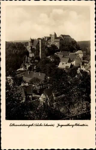 Ak Hohnstein Sächsische Schweiz, Jugendburg Hohnstein