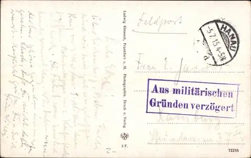 Ak Hanau am Main, Wilhelmsbrücke, Kinzig