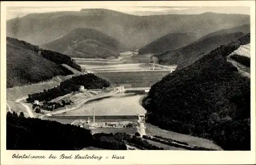 Ak Bad Lauterberg im Harz, Blick auf die Odertalsperre