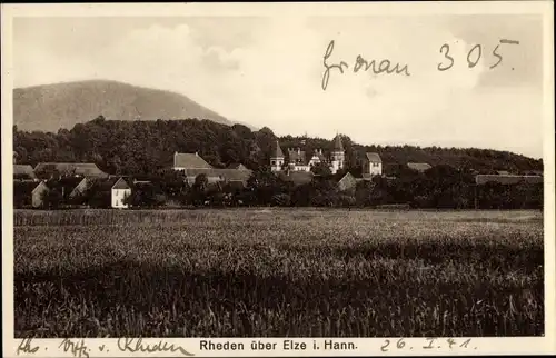 Ak Rheden in Niedersachsen, Blick auf Ortschaft und Umgebung