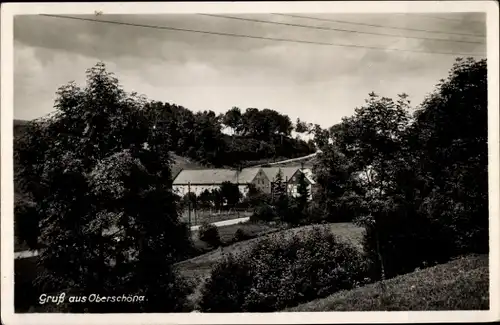 Ak Oberschöna in Sachsen, Teilansicht