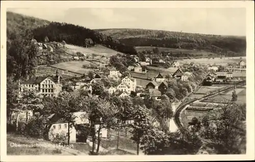 Ak Oberneuschönberg Olbernhau im Erzgebirge, Totalansicht