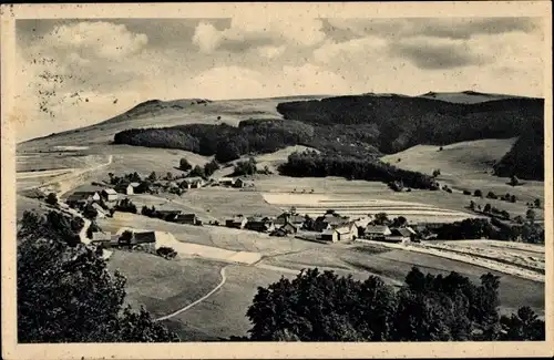 Ak Abtsroda Poppenhausen an der Wasserkuppe Rhön, Panorama