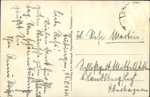 Ak Tübingen am Neckar, Neckarpartie mit Hölderlinturm