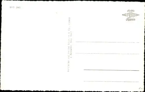 Ak Bad Ems an der Lahn, Panorama