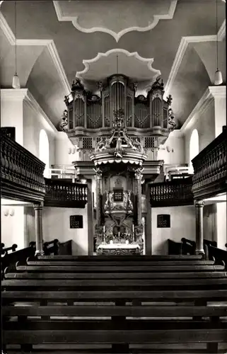 Ak Eckenhagen im Oberbergischen Kreis, Inneres der Kirche