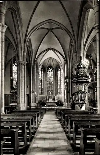 Ak Werl in Westfalen, Inneres der Propsteikirche