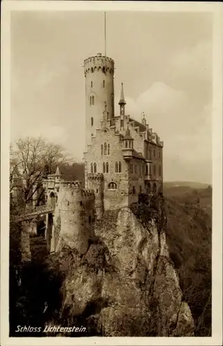 Ak Honau Lichtenstein in Württemberg, Schloss Lichtenstein