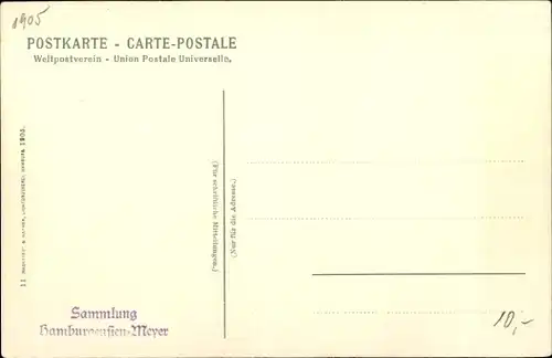 Ak Hamburg Mitte Altstadt, Schaarsteinweg, Ecke Stubbenhuk, Herrengraben