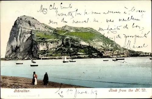 Ak Gibraltar, Rock from the N. W.