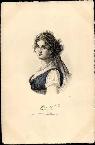 Künstler Ak Königin Luise von Preußen, Portrait
