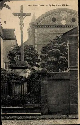 Ak Toulouse Haute Garonne, Kirche Saint Michel