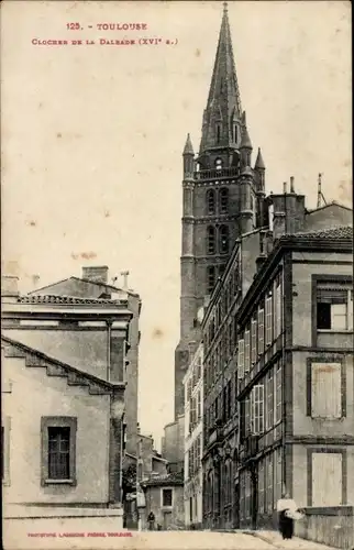 Ak Toulouse Haute Garonne, Glockenturm von Dalbade