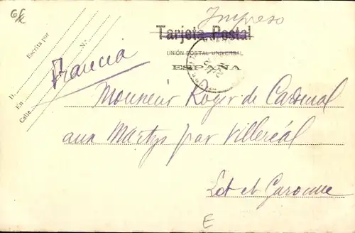 Ak Madrid, Spanien, Plaza de Madrid