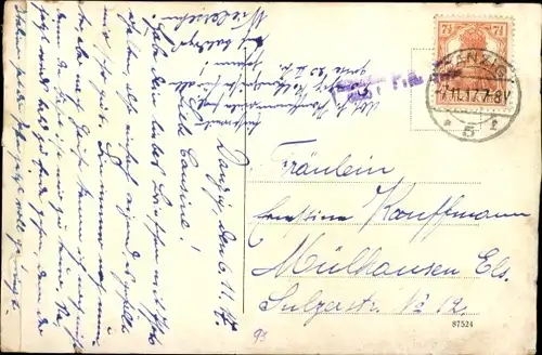 Ak Gdańsk Danzig, Marienkirche