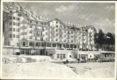 Ak Cortina d'Ampezzo Veneto, Palace-Hotel Cristallo