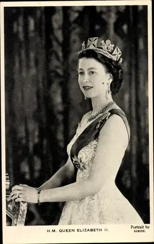 Ak Her Majesty Queen Elizabeth, Königin Elisabeth II.