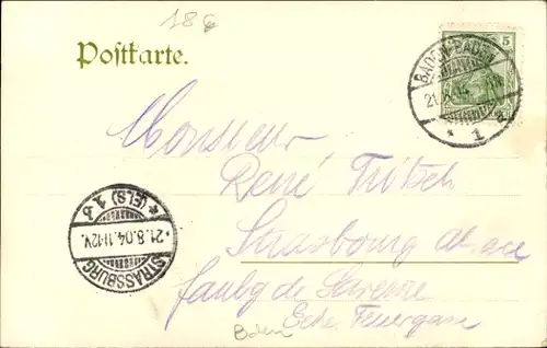 Ak Iffezheim am Rhein, Rennplatz