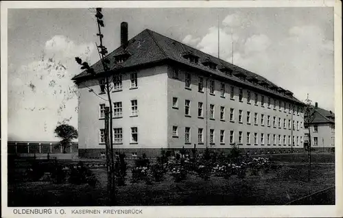 Ak Oldenburg in Holstein, Kasernen Kreyensbrück