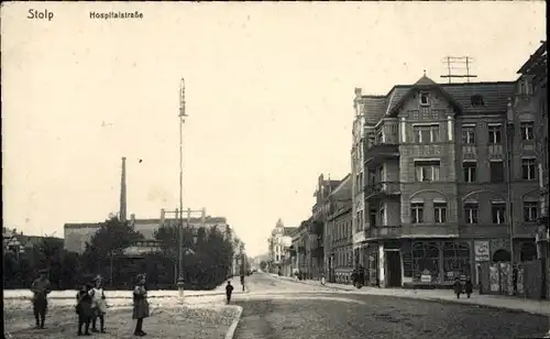 Ak Słupsk Stolp Pommern, Hospitalstraße