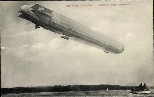 Ak Bad Friedrichshafen, Zeppelin'sches Luftschiff