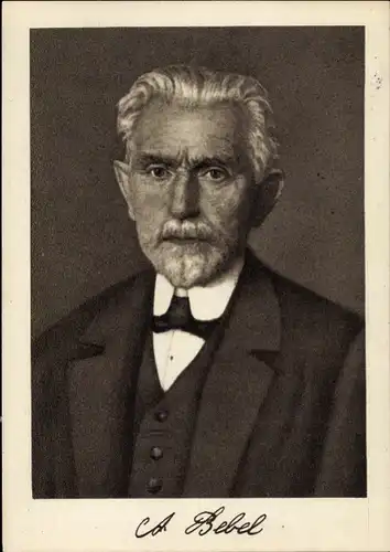 Ak August Bebel, Gründer der SDAP, Arbeiterbewegung, Portrait