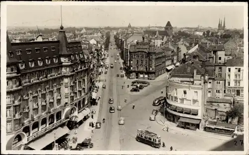 Ak Luxemburg Stadt Luxemburg, Vue de la Avenue de la Liberte