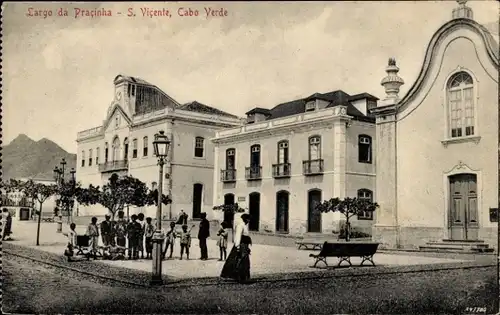 Ak São Vicente Cabo Verde Kap Verde, Largo da Pracinha