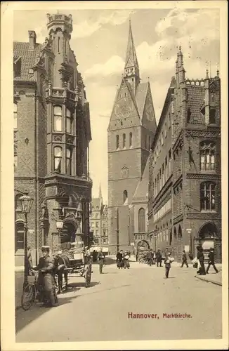 Ak Hannover in Niedersachsen, Marktkirche