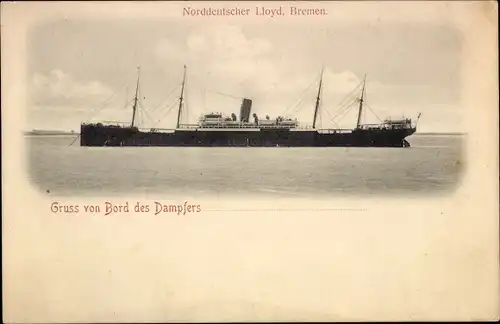 Ak Dampfer, Dampfschiff, Norddeutscher Lloyd Bremen