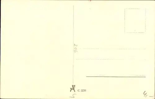 Ak Schauspielerin Camilla Horn, Seitenportrait, Ross Verlag 3317/1, Portrait, Autogramm