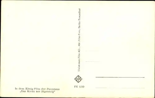 Ak Schauspieler Armin Dahlen, Portrait, Autogramm, Pfeife, das Kreuz am Jägersteig