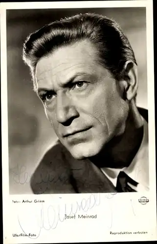 Ak Schauspieler Josef Meinrad, Autogramm, Portrait