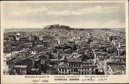 Ak Athen Griechenland, Panorama