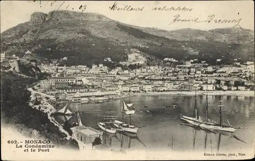 Ak La Condamine Monaco, Le Port