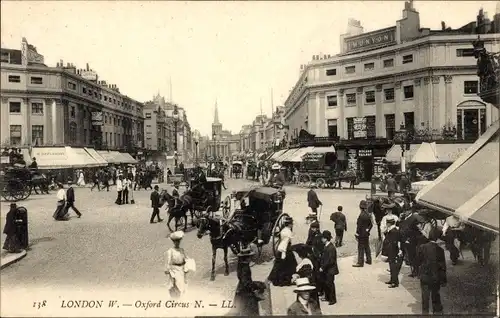 Ak London City England, Oxford Circus