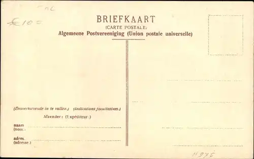 Ak Veluwsche Kleederdracht, An de wasch