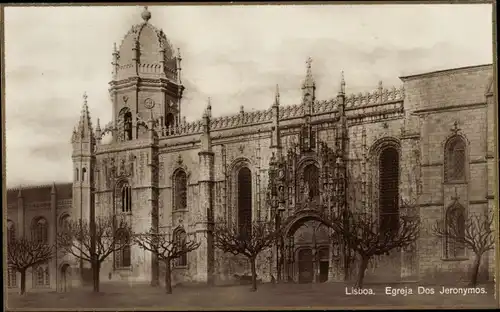 Ak Lisboa Lissabon Portugal, Egreja Dos Jeronymos