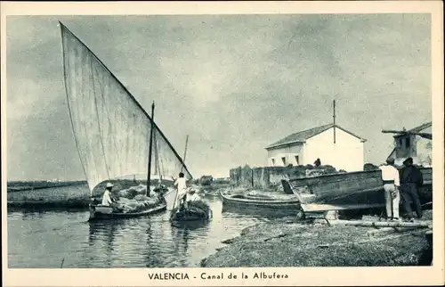 Ak Valencia Comunidad Valenciana, Canal de la Albufera