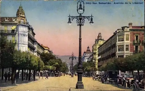 Ak San Sebastian Baskenland, Avenida de la Libertad