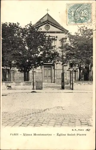 Ak Paris XVIII. Montmartre, Kirche Saint-Pierre