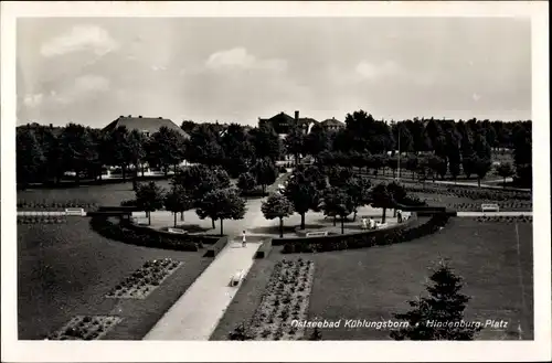 Ak Ostseebad Kühlungsborn, Hindenburgplatz