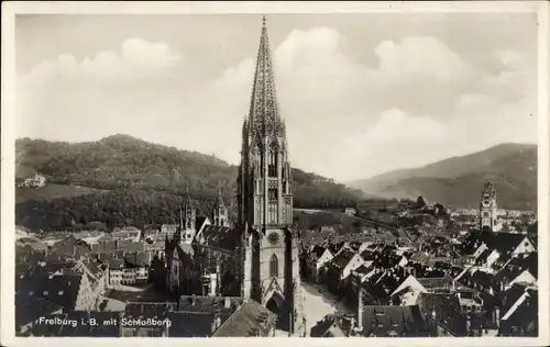 Ak Freiburg im Breisgau, Schlossberg